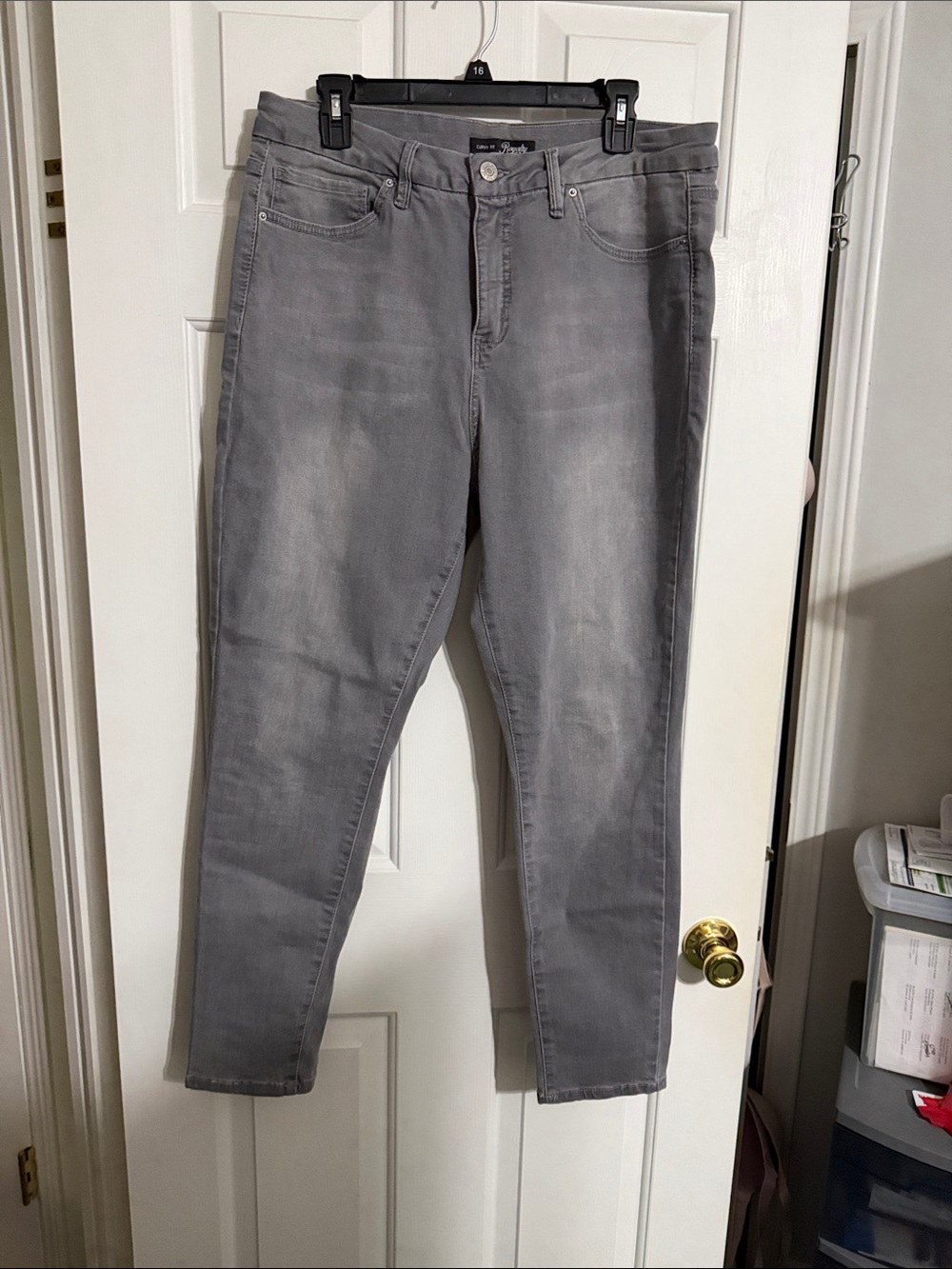 Royalty For Me Gray Skinny Women's Jeans